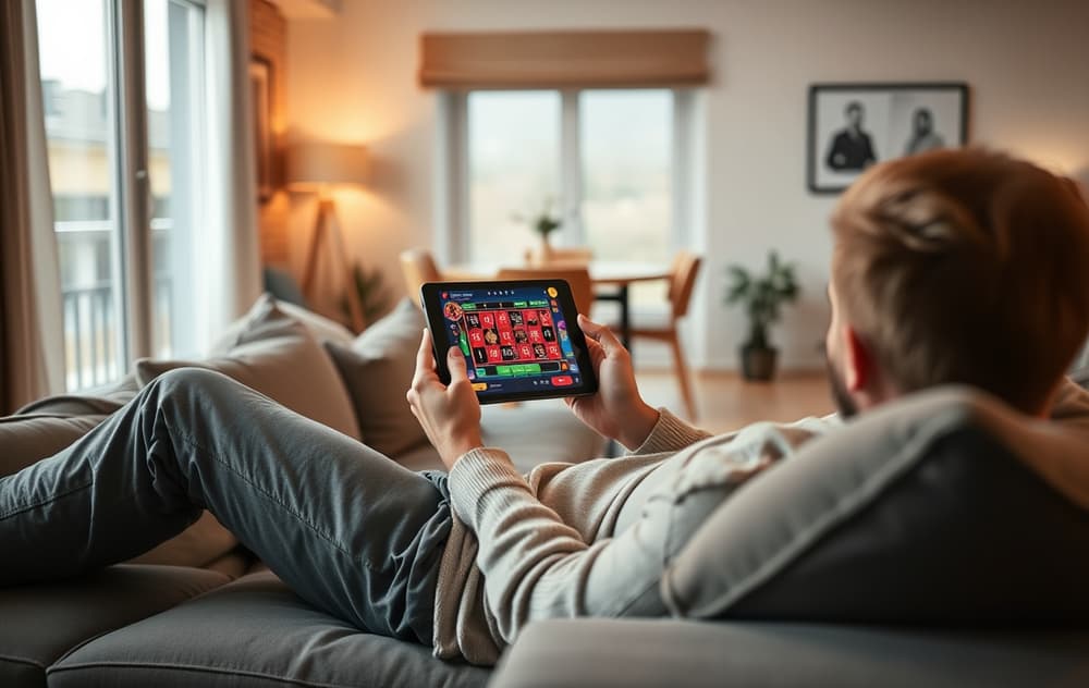 Vegas Now logo med neonfarger og casino-motiv